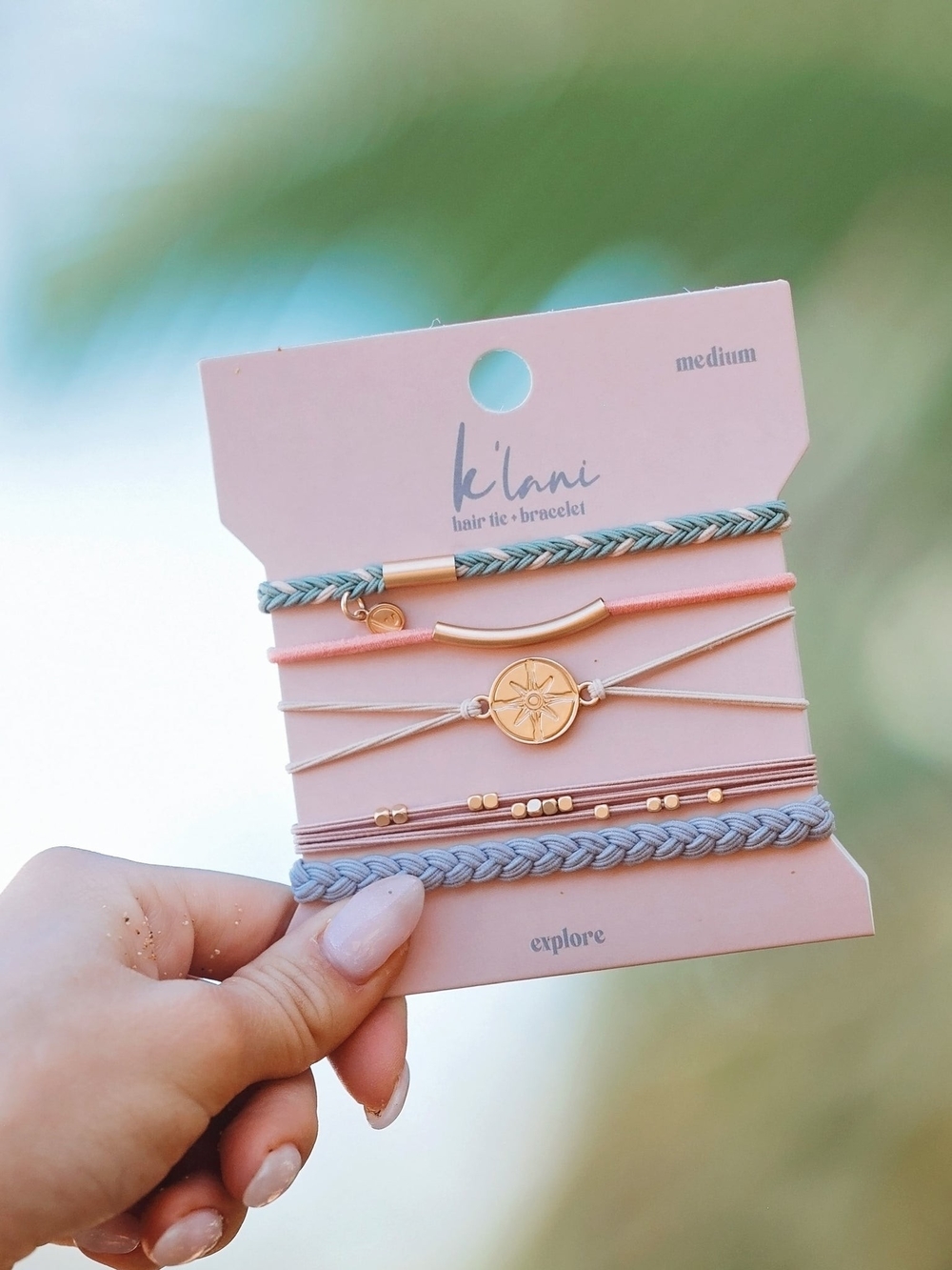 New K'lani 5pk "Explore" Hair Tie/Bracelet Set✨️ - Picture 8 of 8